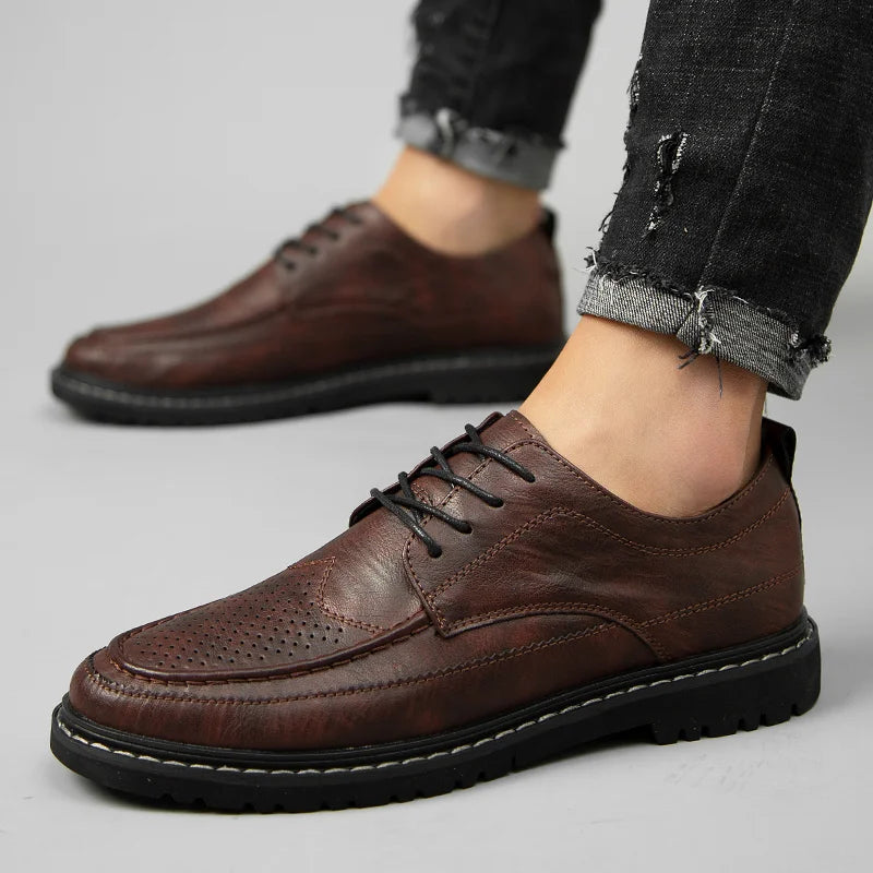 High Quality Sheep Leather Shoes for MEN 