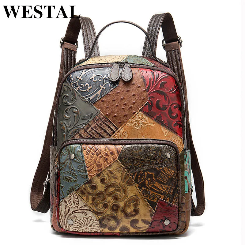 Premium Leather Backpack Rucksack School Bags for Girls Laptop Backpacks for Women Travel Bag