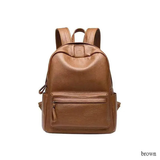 Premium Leather Backpack Girl School Shoulder Bag Backpack